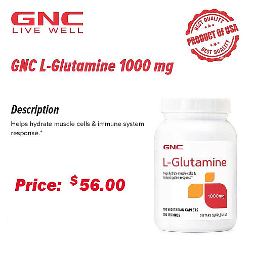 GNC L-Glutamin 1000mg